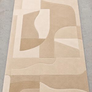 HAND TUFFTED WOOLEN CARPET FINE BLENDED IMPORTED WOOL