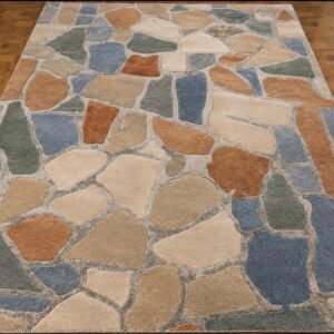 HAND TUFFTED WOOLEN CARPET FINE BLENDED IMPORTED WOOL