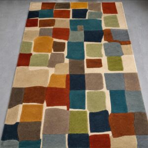HAND TUFFTED WOOLEN CARPET FINE BLENDED IMPORTED WOOL
