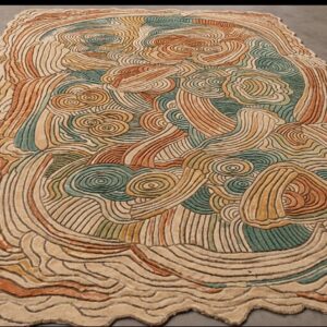 HAND TUFFTED WOOLEN CARPET FINE BLENDED IMPORTED WOOL