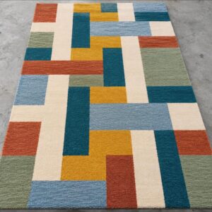 HAND TUFFTED WOOLEN CARPET FINE BLENDED IMPORTED WOOL