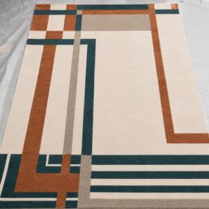 HAND TUFFTED WOOLEN CARPET FINE BLENDED IMPORTED WOOL