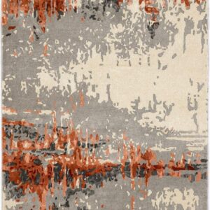 HAND-TUFTED WOOL VISCOSE CARPET NWE ZEALAND WOOL AND VISCOSE