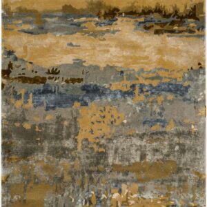 HAND-TUFTED WOOL/VISCOSE CARPET NEW ZEALAND WOO/ VISCOSE