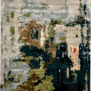 HAND-TUFTED WOOL/ VISCOSE CARPET NEW ZEALAND WOOL/ VISCOSE