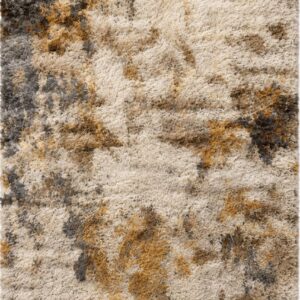 VISCOSE SHAGGY RUG  POLYESTER ( VISCOSE) YARN