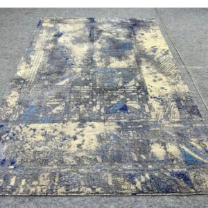 Fine Hand-Knotted Woolen Carpet – Handspun Wool – Size 8ft x 10ft (244cm x 305cm)